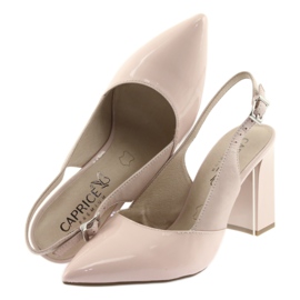 Sandali da donna sul post di Caprice 29604 rosa 5