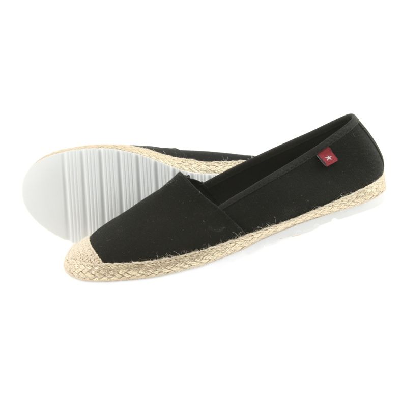 Big Star Espadrillas ballerine grandi stelle 274727 nero giallo 5