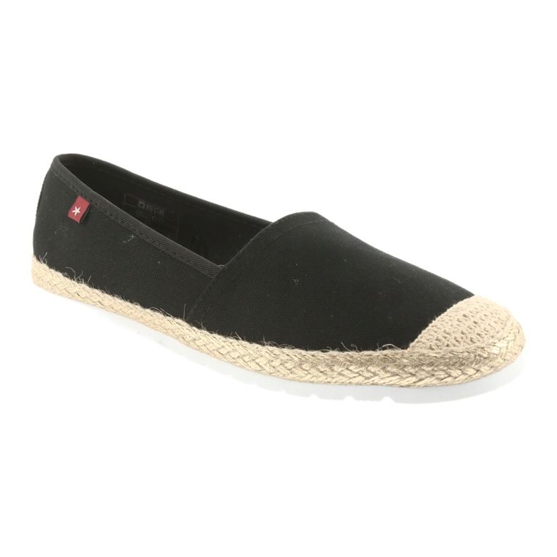 Big Star Espadrillas ballerine grandi stelle 274727 nero giallo 1