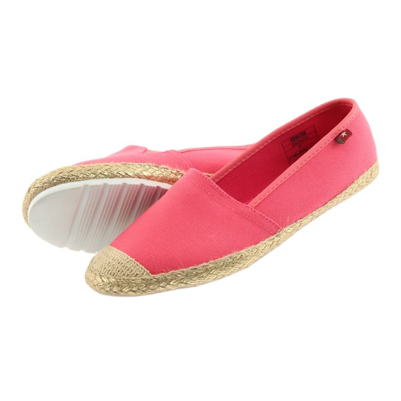 Big Star Espadrilles femminile 274731 Pink-Coral rosa 5