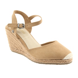 Sandali Big Star espadrillas 274A169 C.beż marrone 1