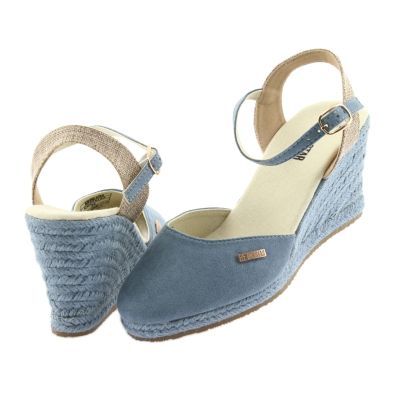 Sandali espadrillas Big Star 274193 Blu 4