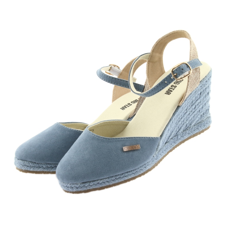 Sandali espadrillas Big Star 274193 Blu 3