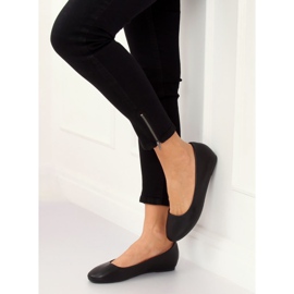 Ballerine nere con zeppa 7849-P Nero 1