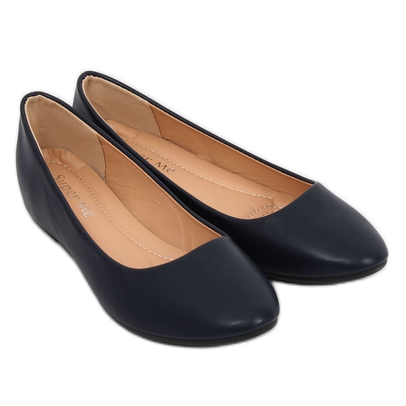 Ballerine su zeppe blu navy 7849-P DK. Blu 2