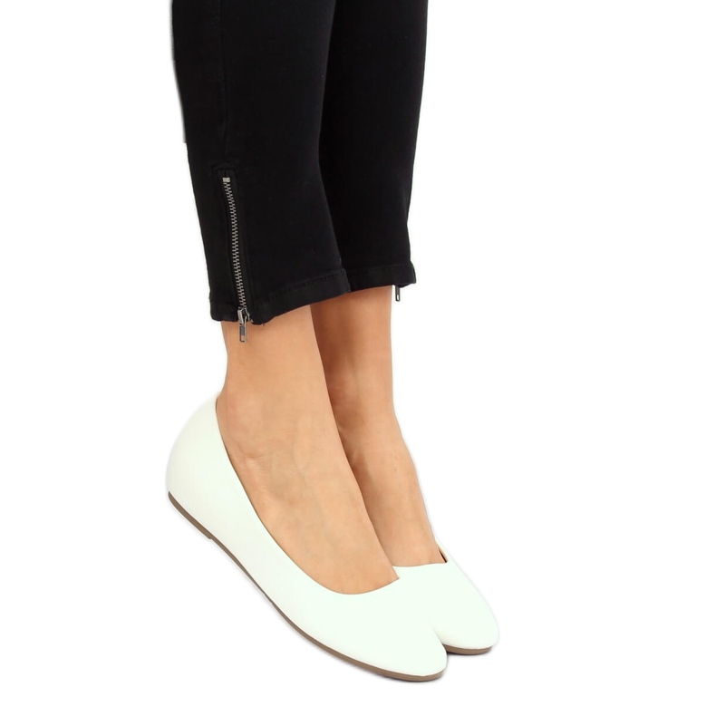 Ballerine con zeppa bianco 7849-P Bianco bianca 1