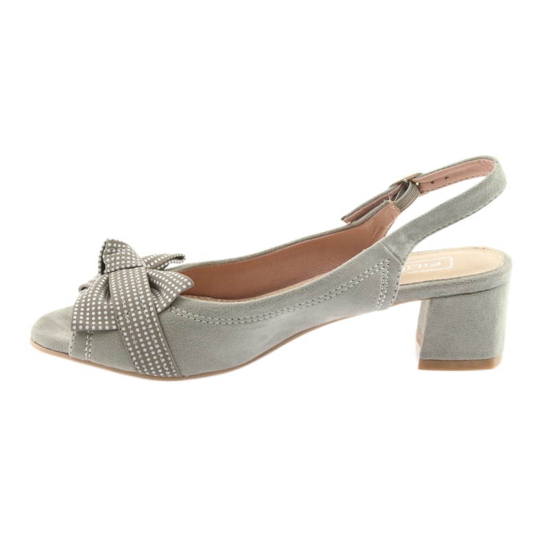 Sandali fiocco Filippo 788 grigio/pois 2