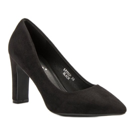Seastar Décolleté classiche in pelle scamosciata nero 1