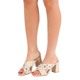 Pantofole Beige Al Bar 2