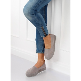 Espadrillas sull'alto grigio grigio BL247 Grigio II-GAT 1