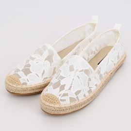 Espadrillas openwork bianco 68-130 Bianco II-GAT 2