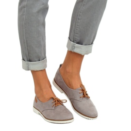 Grigio Mocassini grigi da donna 6907-BL Grigio 1