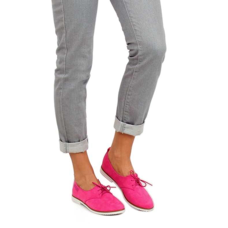 Mocassini donna fucsia 6907-BL Fushia rosa 2