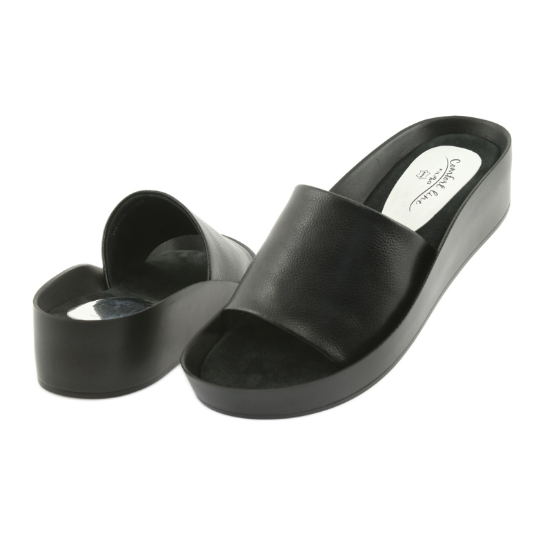 Ciabatte profilate nere Filippo 768 nero 4