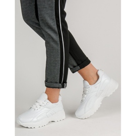 Scarpe da ginnastica senza lacci bianco 2