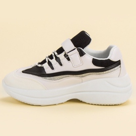 Sneakers BIANCHE E NERE alla moda bianca nero 1