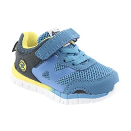 Scarpe sportive blu American Club ES35 giallo blu navy 2