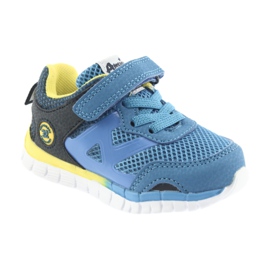 Scarpe sportive blu American Club ES35 giallo blu navy 5