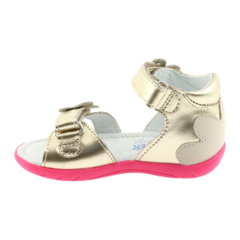 Bartek Sandali in pelle in pelle con una farfalla 51569 Zlotys d'oro 2