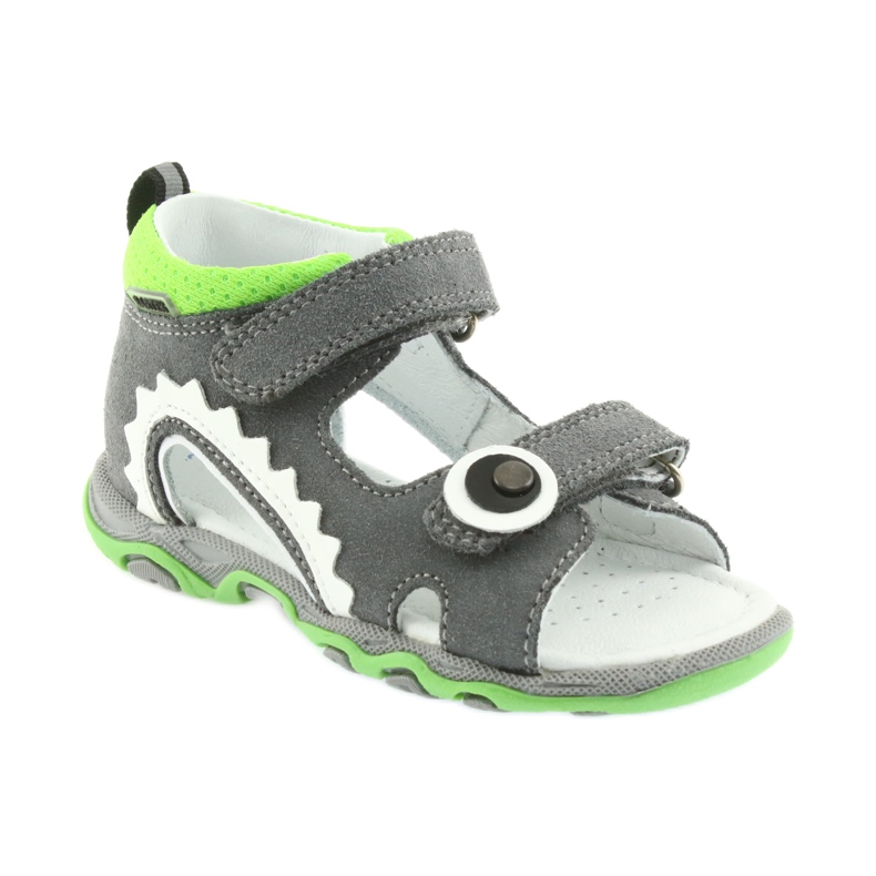Sandali ragazzi rape Bartek 51063 grigio bianco verde 1