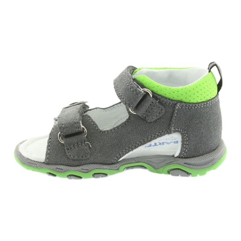 Sandali ragazzi rape Bartek 51063 grigio bianco verde 2