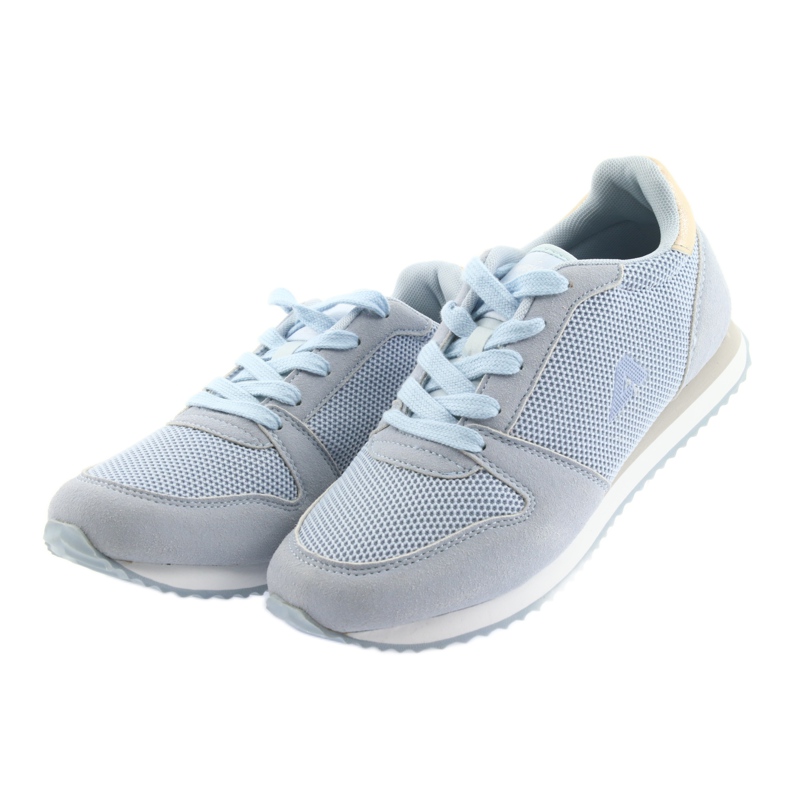 Scarpe sportive blu American Club giallo 3