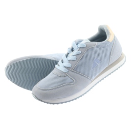 Scarpe sportive blu American Club giallo 5