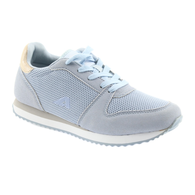 Scarpe sportive blu American Club giallo 1