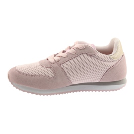 Scarpe sportive Lt.pink American Club FH10 giallo rosa 2