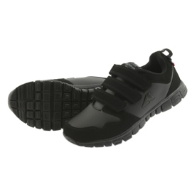 Scarpe sportive American Club FH16 con velcro nere nero 5