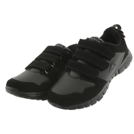 Scarpe sportive American Club FH16 con velcro nere nero 3