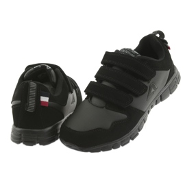 Scarpe sportive American Club FH16 con velcro nere nero 4