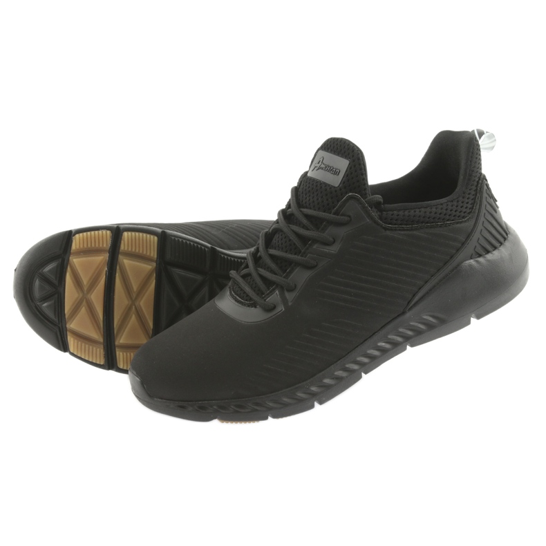 Sneakers sportive American Club FH08 nere nero 5