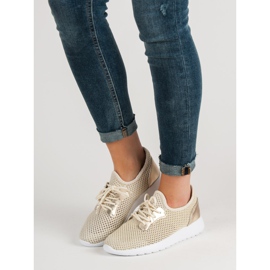SHELOVET Scarpe sportive in rete giallo 1