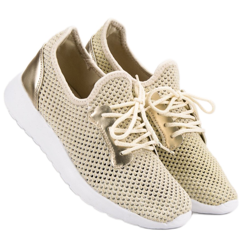 SHELOVET Scarpe sportive in rete giallo 2