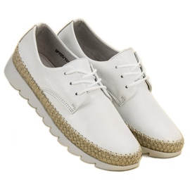 Filippo Scarpe in pelle bianca bianco 2