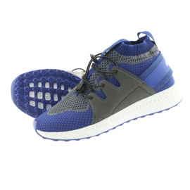 Scarpe per bambini Befado 516Y029 blu grigio 5