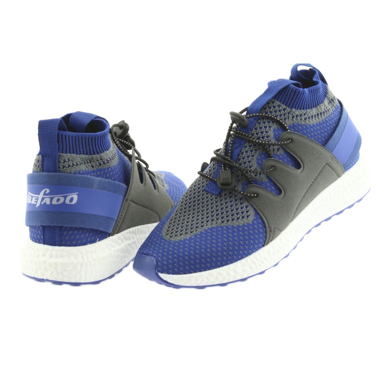 Scarpe per bambini Befado 516Y029 blu grigio 4