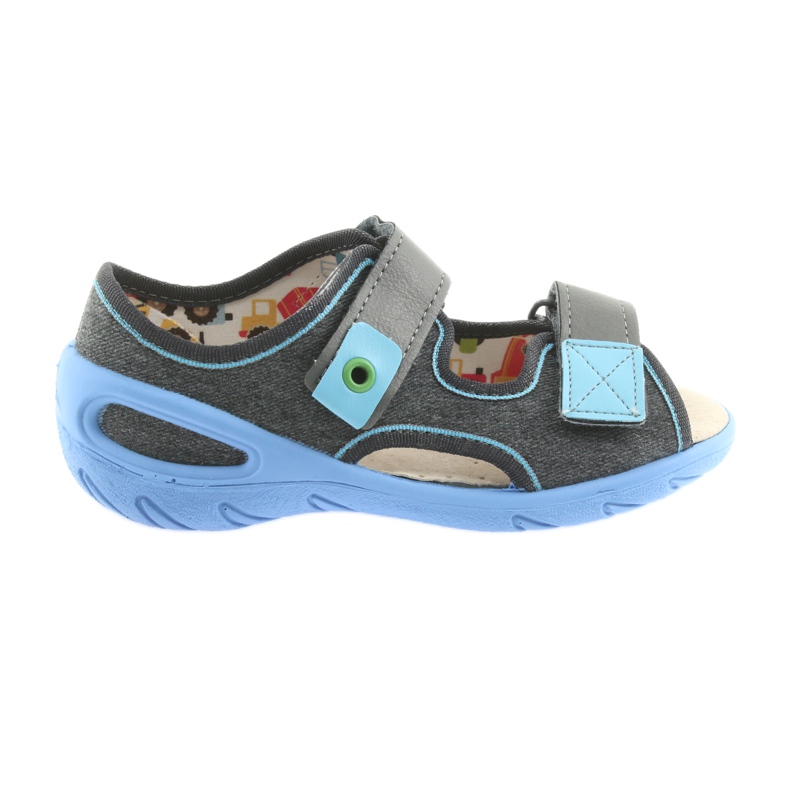 Scarpe per bambini Befado pu 065P125 blu grigio 1