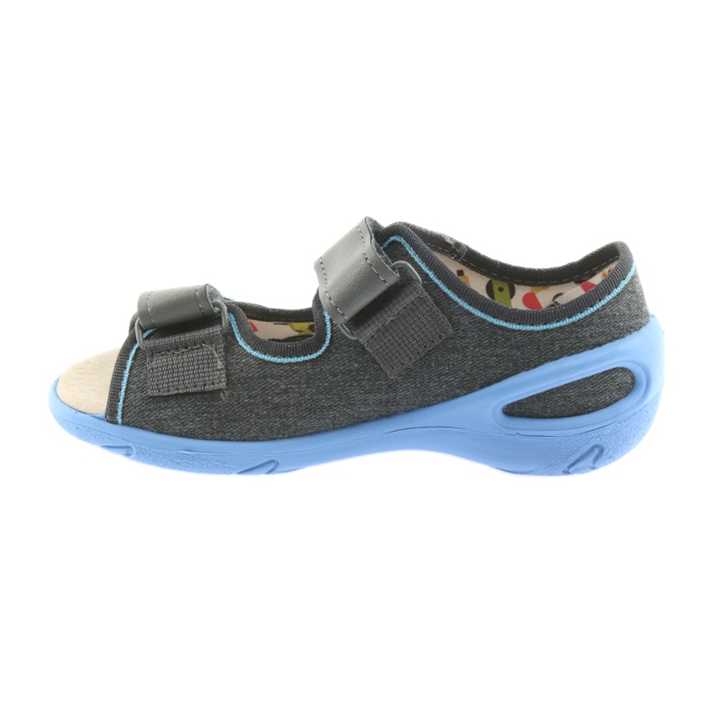Scarpe per bambini Befado pu 065X125 blu grigio 3