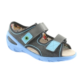 Scarpe per bambini Befado pu 065X125 blu grigio 2