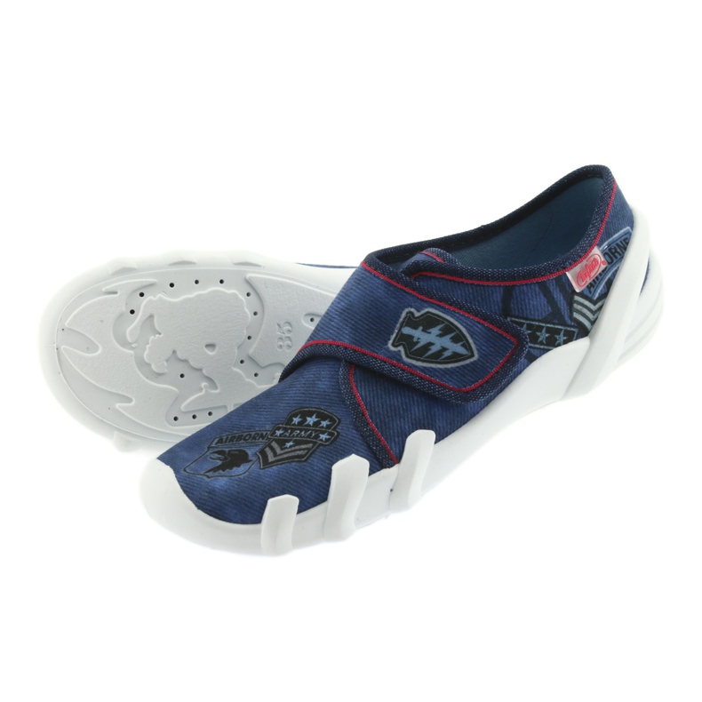 Scarpe per bambini Befado 273Y242 nero rosso blu navy 5