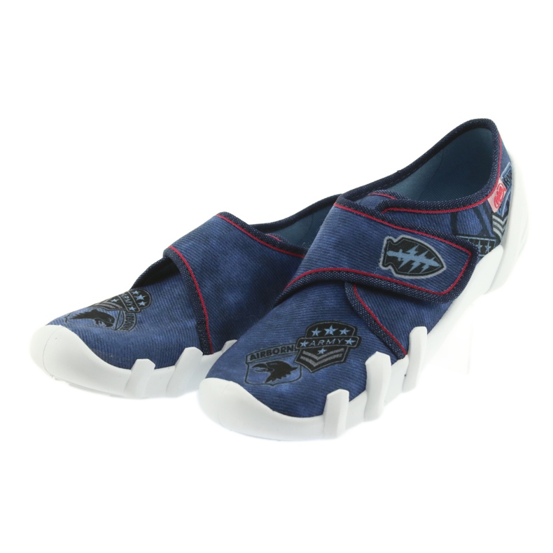 Scarpe per bambini Befado 273Y242 nero rosso blu navy 3