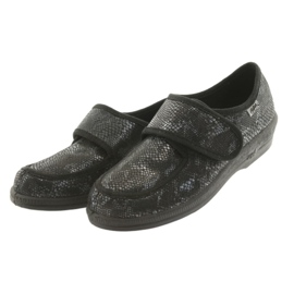 Scarpe da donna Befado pu 984D016 nero grigio 3