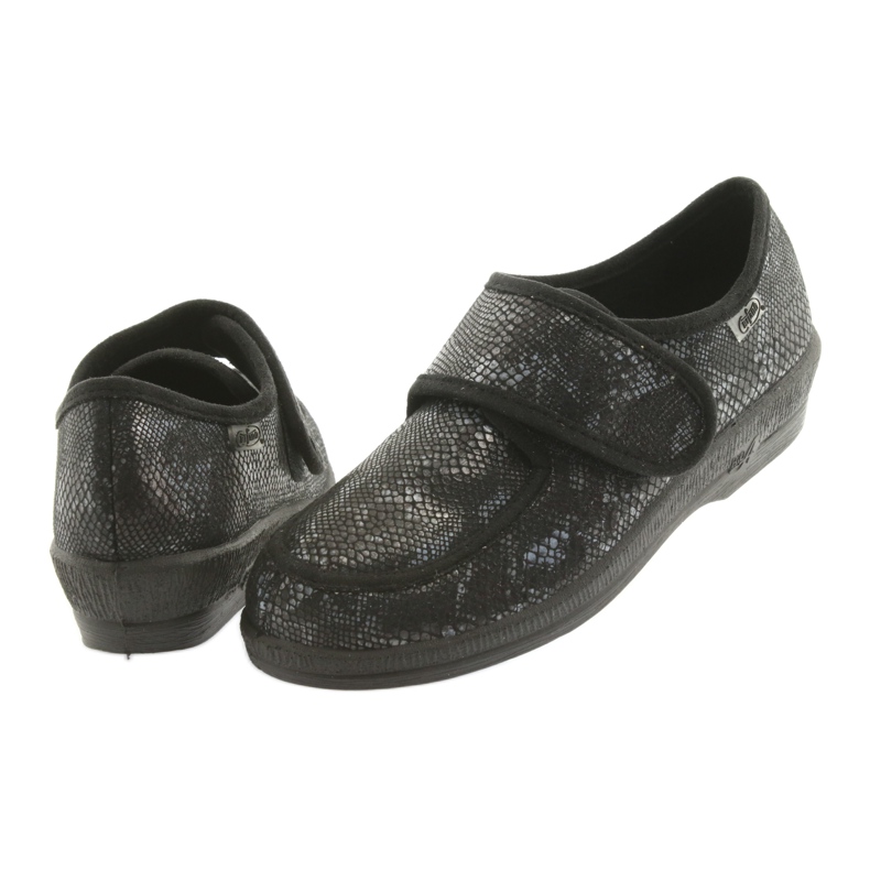 Scarpe da donna Befado pu 984D016 nero grigio 4