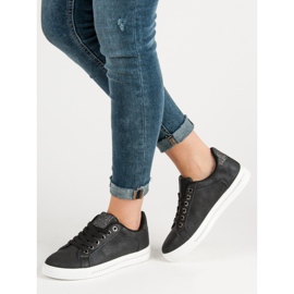 SHELOVET Scarpe sportive nere nero 1