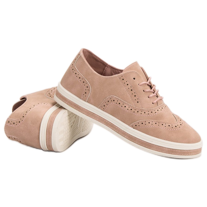 SHELOVET Francesine in polvere rosa 1