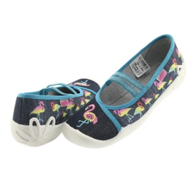 Scarpe per bambini Befado 116Y251 blu grigio blu navy 4