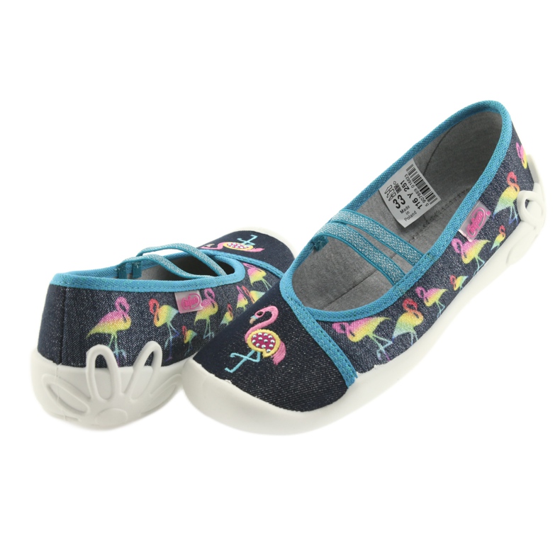 Scarpe per bambini Befado 116Y251 blu grigio blu navy 4