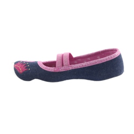Scarpe per bambini Befado 116X247 giallo rosa blu navy 3